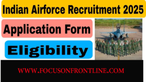 Indian Airforce AFCAT 01/2025 Batch Recruitment 2024 Apply Online for 336 Post